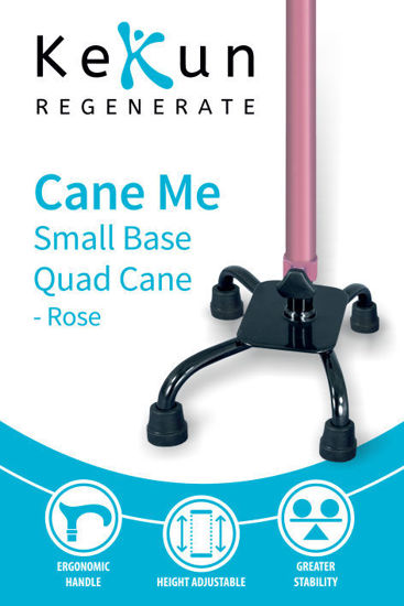 Picture of Kekun Small Base Quad Cane Rose