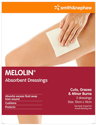 Picture of Melolin 10cmx10cm Pk3 36361358